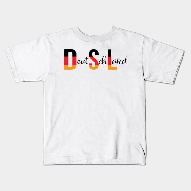 Deutschland - Germany Kids T-Shirt by PandLCreations